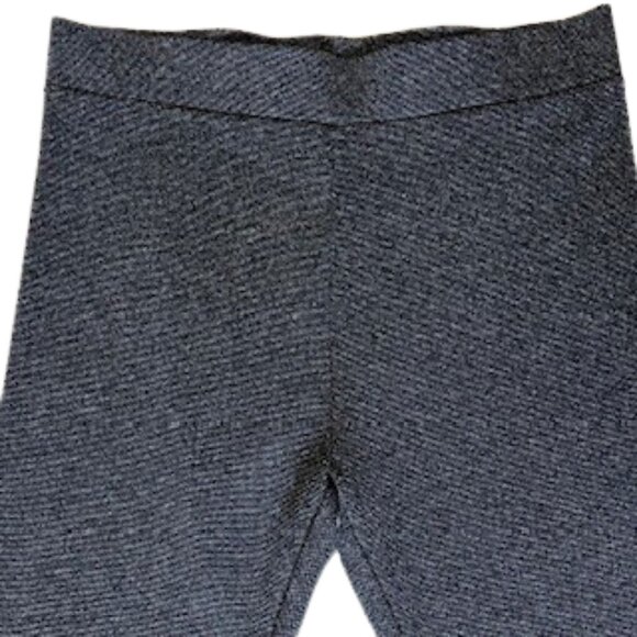 Lou & Grey Marled Black Ponte Pants Leggings - Large - Picture 2 of 6